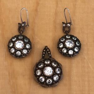 Earrings Pendant Set Sterling Turkish